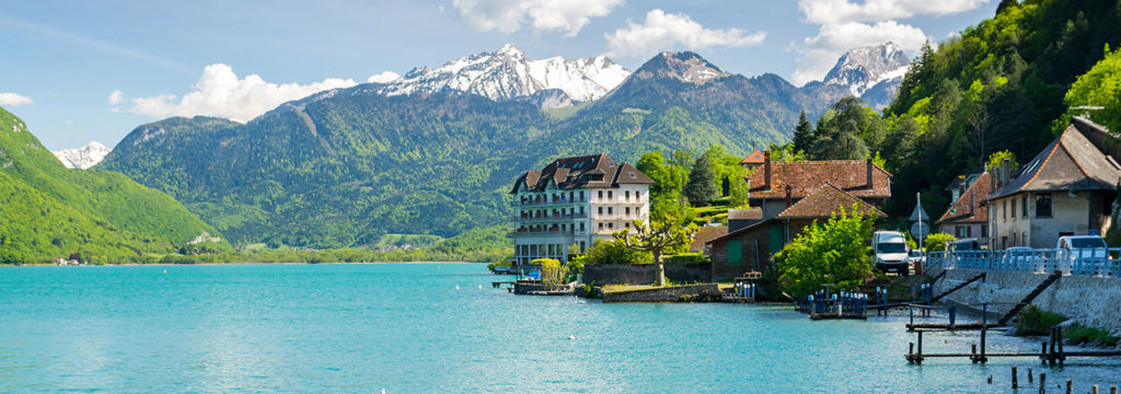 Photo annecy lac montagnes